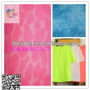 Polyester Embossed Chiffon Fabric for Fashion Dress